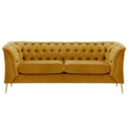 NIKOL 2 ML kétszemélyes kanapé - sárga